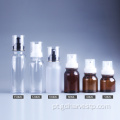 Frascos de plástico PET spray para armazenamento facial para cosméticos